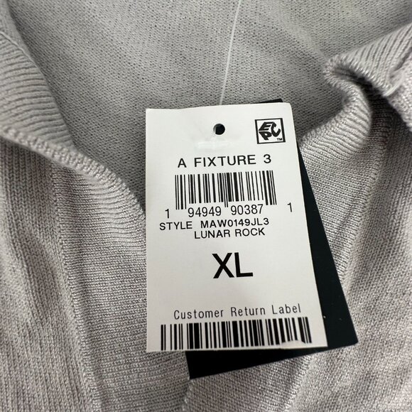 NEW And Now This Mens Henley Shirt Long Sleeve Split Neck $39.50 XL Lunar Rock - Picture 4 of 14